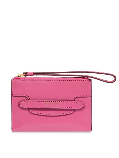 THE BRIDGE LUCREZIA  Geanta din piele ruj abb. aur - Genți femei