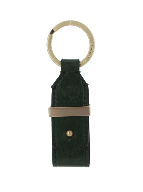 THE BRIDGE DUCCIO Breloc cu breloc din piele engleză verde abb. aur - Portchei