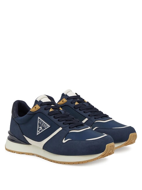 GUESS ISLAND Adidași albastru alb bej - Pantofi femei