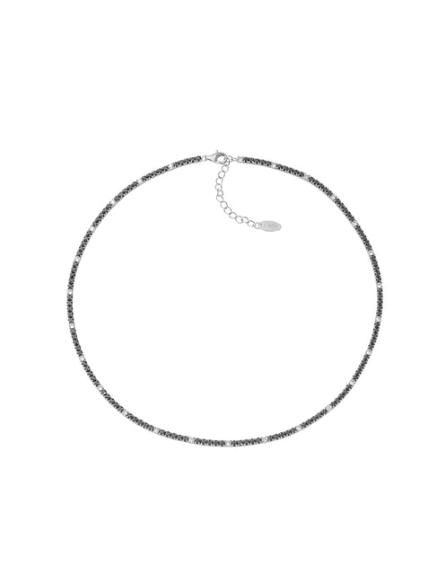 AMEN TENNIS MANIA Colier choker cu zirconiu rodiu - Lănțișoare