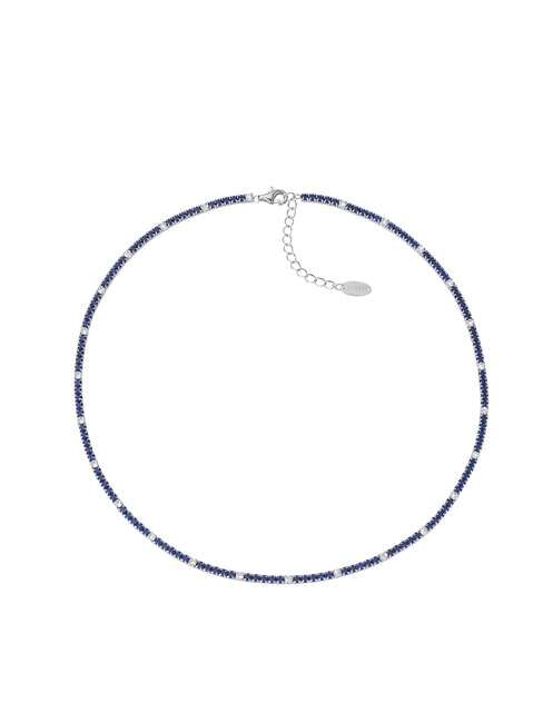 AMEN TENNIS MANIA Colier choker cu zirconiu rodiu - Lănțișoare