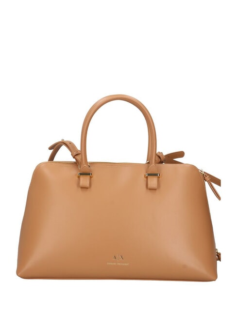ARMANI EXCHANGE MEGAN  Geanta de mana, cu bareta de umar roz camel - Genți femei