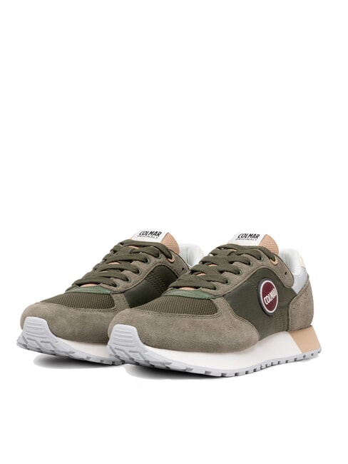 COLMAR TRAVIS AUTHENTIC Adidași mggreen/bej/ltgri - Pantofi unisex