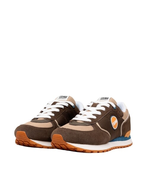 COLMAR TRAVIS BOOST Adidași mgverde/bej/portocaliu - Pantofi bărbați