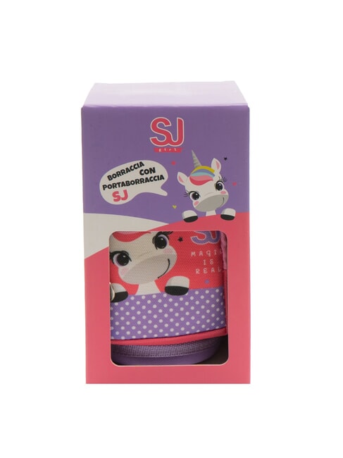 SJGANG KIDS Sticla de apa 350ml + suport sticla roz - Sticle termice