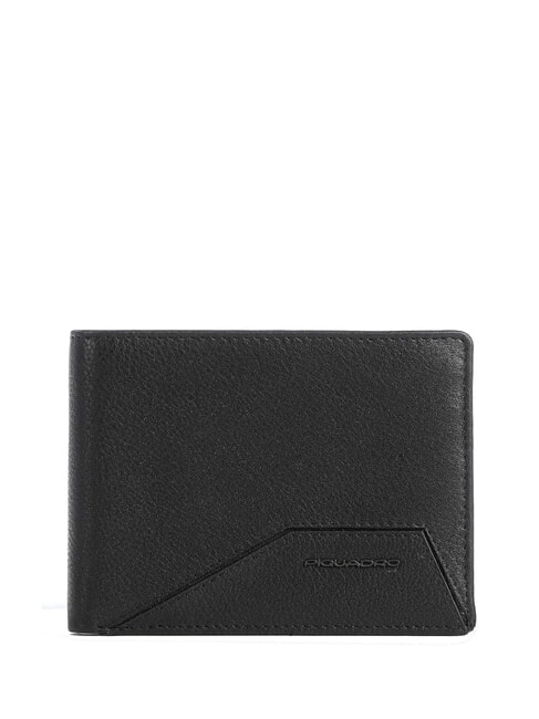 PIQUADRO RHINO  Portofel din piele negru - Portofele bărbați