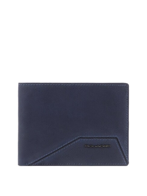 PIQUADRO RHINO  Portofel din piele albastru - Portofele bărbați