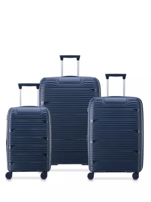 DELSEY SECURITECH DUNE Set 3 carucioare: cabina, mediu, mare, exp albastru - Set trolere