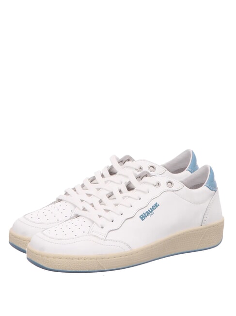 BLAUER OLYMPIA Adidași alb/albastru deschis - Pantofi femei