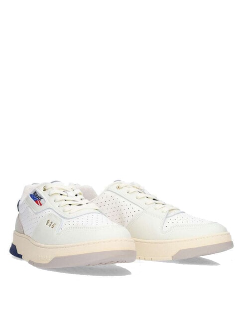 BLAUER HARPER Adidași alb/marinier - Pantofi bărbați