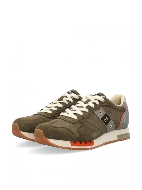 BLAUER QUEENS Adidași de alergare militar/gri - Pantofi bărbați