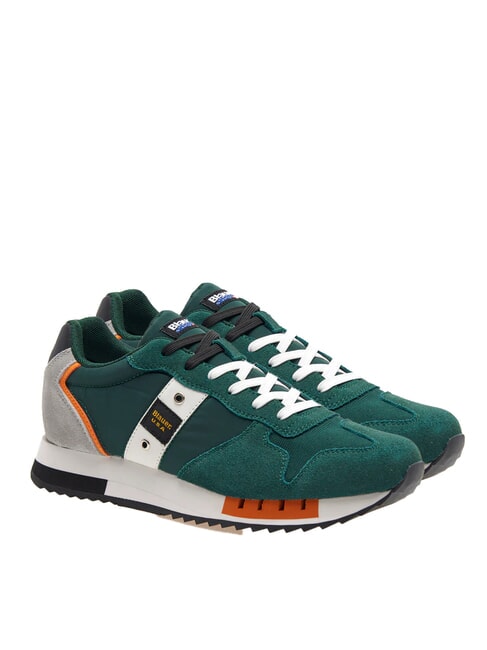 BLAUER QUEENS Adidași de alergare verde/negru - Pantofi bărbați