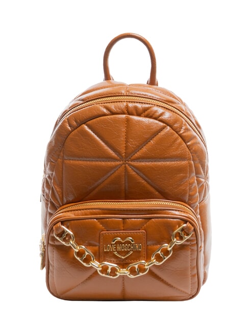 LOVE MOSCHINO GOLD CHAIN Rucsac nuci - Genți femei