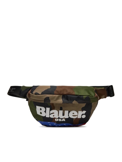 BLAUER AMERICAN Geanta cu sigla imprimata camuflaj - Borsete de brâu