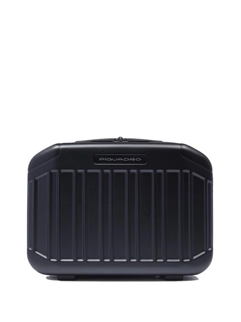 PIQUADRO PQ-LIGHT Carcasa de frumusete din policarbonat negru mat - Truse de toaletă