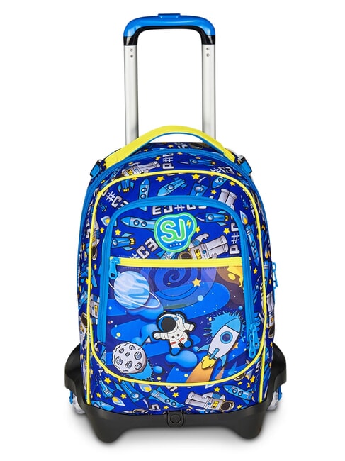 SJGANG FLYROCKET BOY JACK 3WD Troler rucsac detasabil, 3 roti galben fluorescent - Rucsacuri cu role