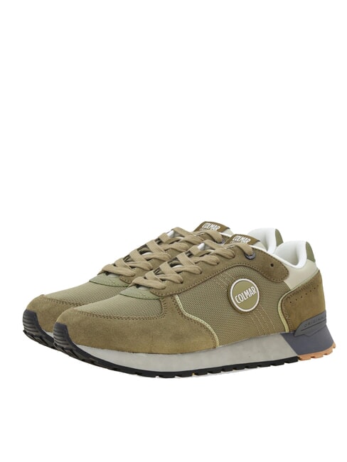 COLMAR TRAVIS BOOST Adidași verde militar - Pantofi bărbați
