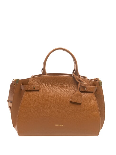 COCCINELLE KLICHE Geanta din piele cu bareta de umar CUIR - Genți femei