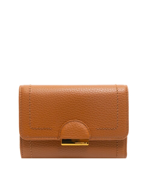 COCCINELLE TALEA Portofel mediu din piele ciocanita CUIR - Portofele femei