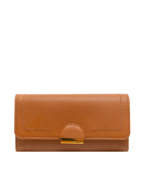 COCCINELLE TALEA Portofel continental din piele ciocanita CUIR - Portofele femei