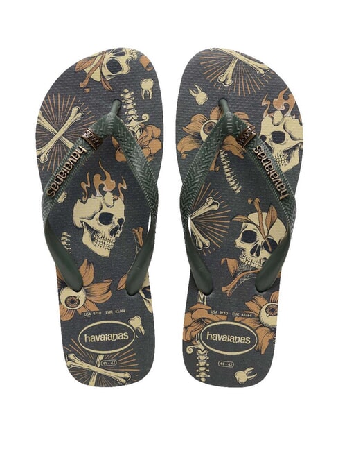 HAVAIANAS TOP TRIBO TOP flip-flops măsline verzi/măsline verzi - Pantofi bărbați