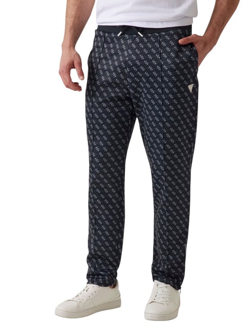 GUESS ACTIVE Pantaloni de jogging cu ajustare normală 4g aop jet black - Pantaloni