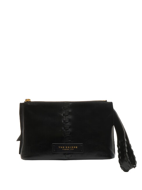 THE BRIDGE FEBE Frumusețe din piele cu împletituri Negru de aur - Truse de toaletă