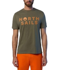 NORTH SAILS LINE PRINT Tricou din bumbac cu imprimeu maxi - tricou