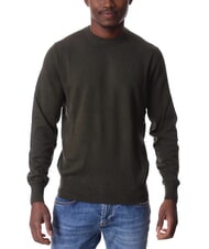 NORTH SAILS N|S Pulover cu guler rotund verde de pădure - Pulovere pentru bărbați - 1