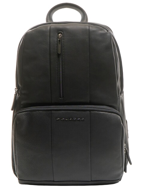 PIQUADRO URBAN BTOB Rucsac din piele pentru laptop de 14" negru - Rucsacuri pentru laptop