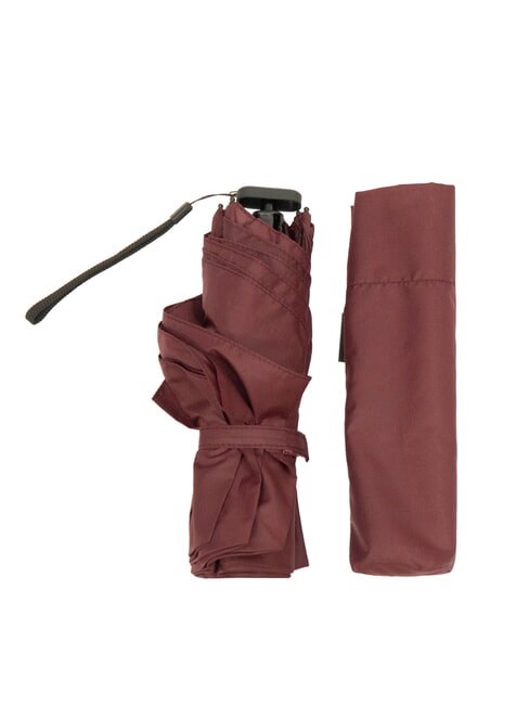 PIQUADRO OM 6 Mini umbrelă rezistentă la vânt bordeaux - Umbrele