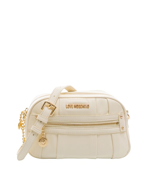 LOVE MOSCHINO CAMERA BAG Mini Geanta de umar fildeş - Genți femei