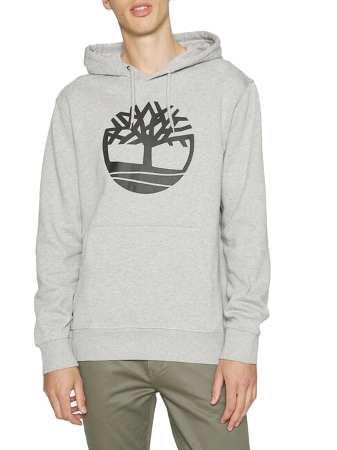 TIMBERLAND TREE LOGO Hanorac cu gluga erica gri mediu - hanorace