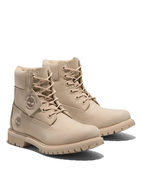TIMBERLAND PREMIUM 6 INCH  Ghete din piele căptușită până la gleznă bej deschis - Pantofi femei