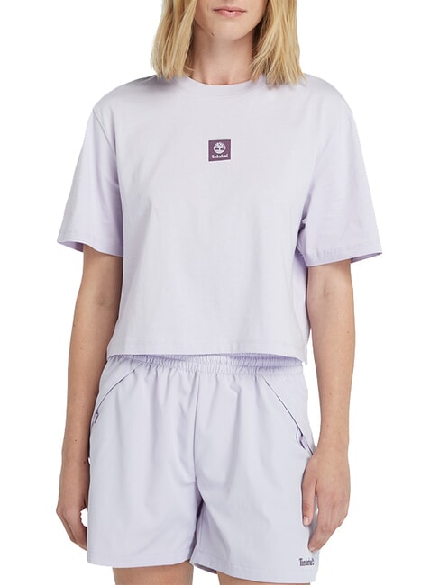 TIMBERLAND STACK LOGO  Tricou din bumbac liliac pastel - tricou