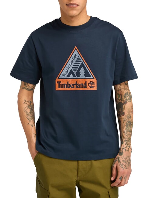 TIMBERLAND OUTDOOR INSPIRED  Tricou de bumbac safir închis - tricou