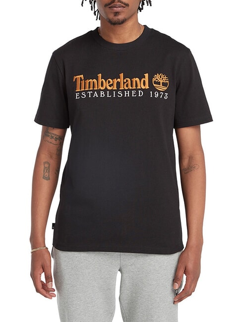 TIMBERLAND ESTABILISHED 1973 Tricou din bumbac BLACK - tricou