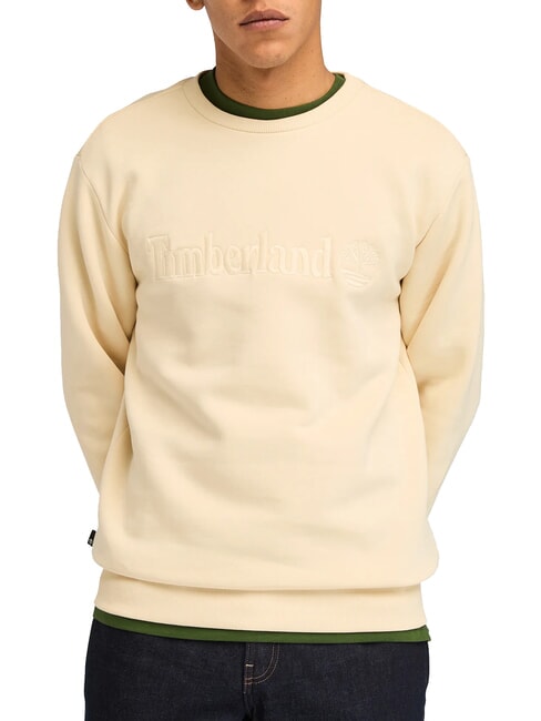 TIMBERLAND EMBROIDERY TONAL Hanorac cu gât crew angora - hanorace