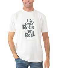 JOHN RICHMOND SPARTACO Tricou din bumbac cu imprimeu aproape alb - tricou - 1