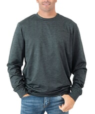 JOHN RICHMOND KUDRO Hanorac cu guler rotund și logo în relief cărbune - hanorace - 1