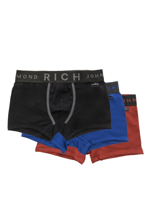 JOHN RICHMOND QY Set de 3 boxeri bwn/ng/albastru - Slip pentru bărbați