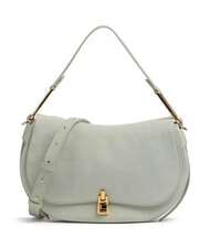 COCCINELLE CAMPIONARIO - MAGIE SUEDE BIM Geantă de umăr din piele &icirc;ntoarsă verde celadon - Genți femei - 1