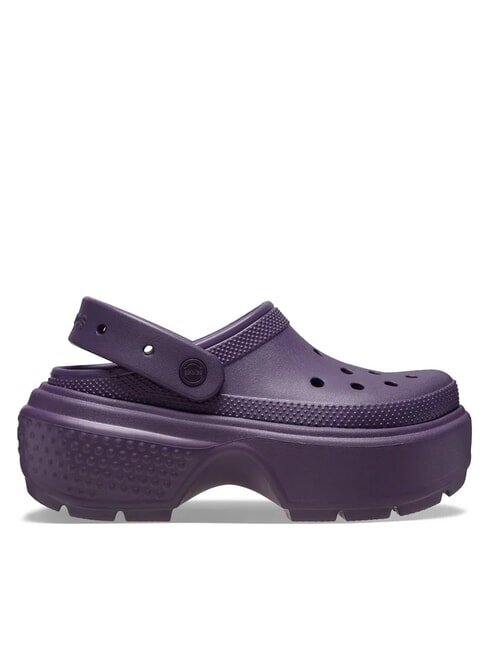 CROCS STOMP CLOG W Papuci cu platformă și saboți iris închis - Pantofi unisex
