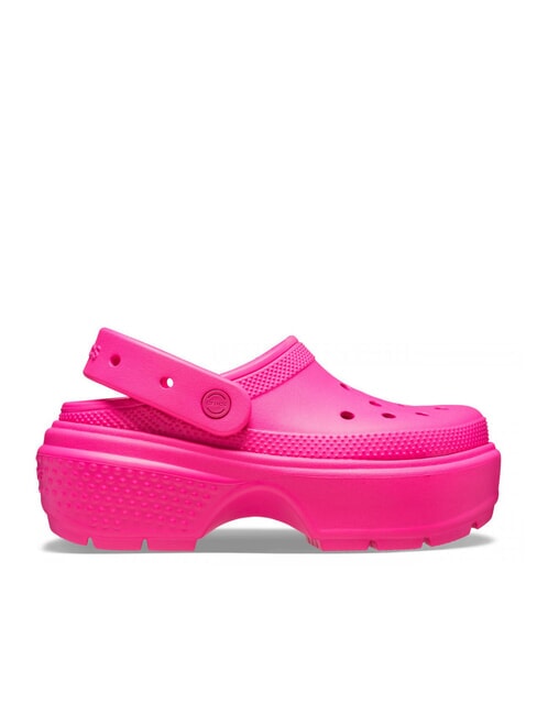 CROCS STOMP CLOG W Papuci cu platformă și saboți roz îndrăgostit - Pantofi unisex