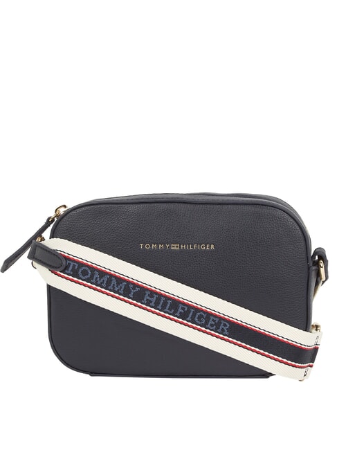 TOMMY HILFIGER TH LOGOTAPE  Geantă mini pentru cameră de umăr albastru spațial/negru - Genți femei