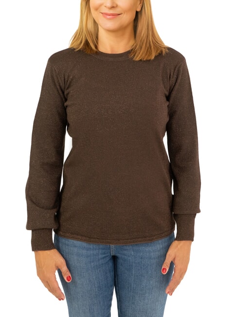 JOHN RICHMOND PARANA Cardigan lurex cu decolteu rotund întuneric - Pulovere pentru femei