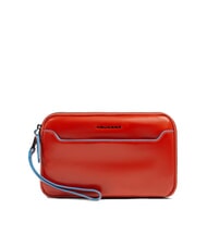 PIQUADRO BLUE SQUARE Geantă de mână din piele pentru bărbați - Husă pentru tabletă și organizator