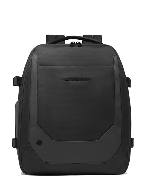 PIQUADRO S140 Rucsac de călătorie pentru laptop de 15,6" negru - Rucsacuri pentru laptop
