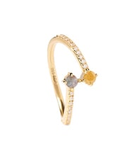 PDPAOLA JUNO Inel cu piatră placată cu aur - Inele