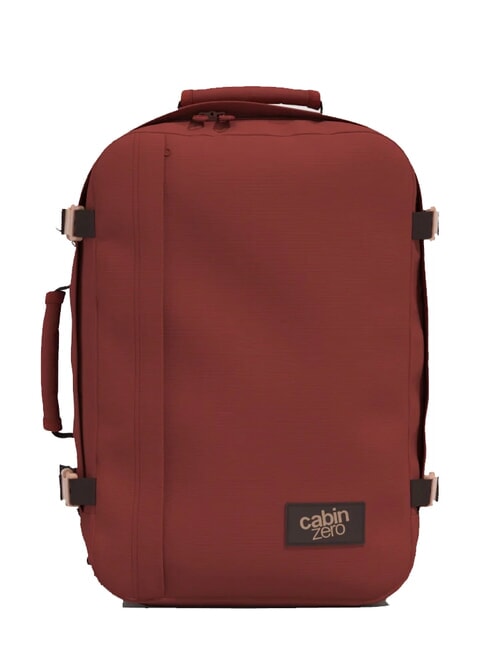 CABINZERO CLASSIC 36L Rucsac de călătorie Underseater sangria roșie - Rucsacuri pentru școală și timp liber